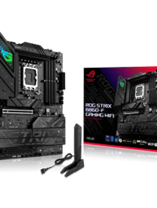 Placa Madre ASUS ROG STRIX B860-F GAMING WiFi, Socket LGA1851, 4x DDR5, Wi-Fi 7, 2.5GbE, ATX