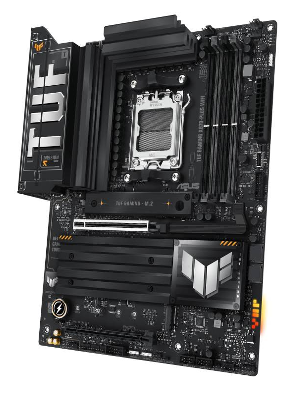 Placa Madre ASUS TUF GAMING X870-PLUS WIFI, Socket AM5, 4x DDR5, 4x M.2, HDMI, Wi-Fi 7, ATX 3