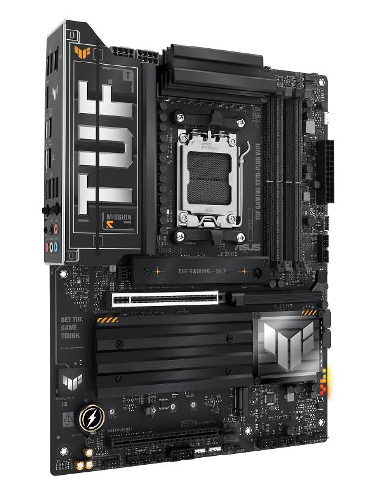 Placa Madre ASUS TUF GAMING X870-PLUS WIFI, Socket AM5, 4x DDR5, 4x M.2, HDMI, Wi-Fi 7, ATX 5