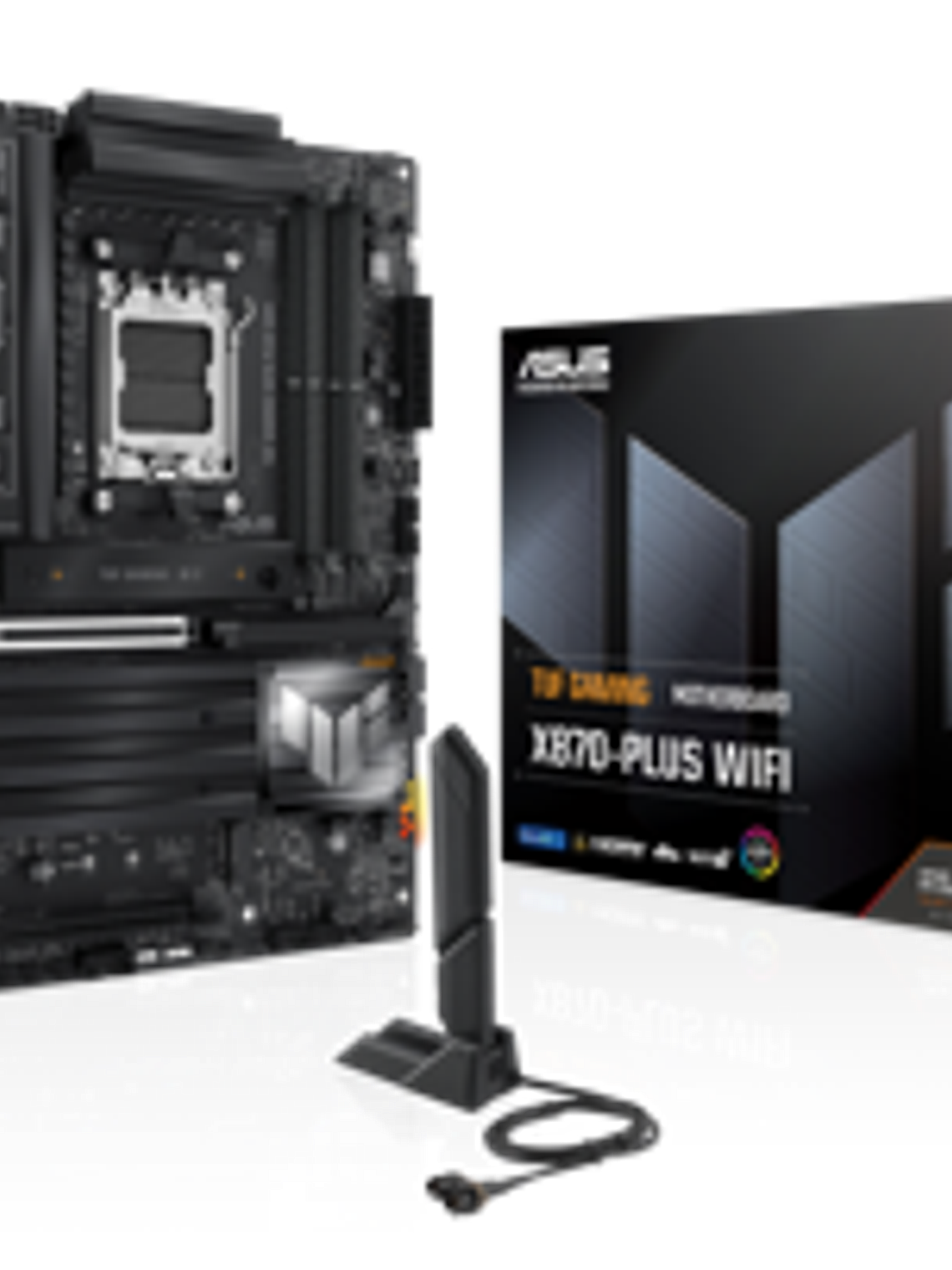 Placa Madre ASUS TUF GAMING X870-PLUS WIFI, Socket AM5, 4x DDR5, 4x M.2, HDMI, Wi-Fi 7, ATX 1