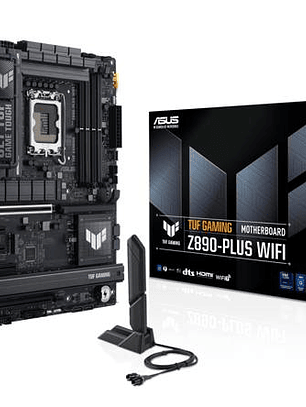 Placa Madre ASUS TUF GAMING Z890-PLUS WIFI, Socket LGA1851, 4x DDR5, PCIe5.0, Wi-Fi 7, ATX
