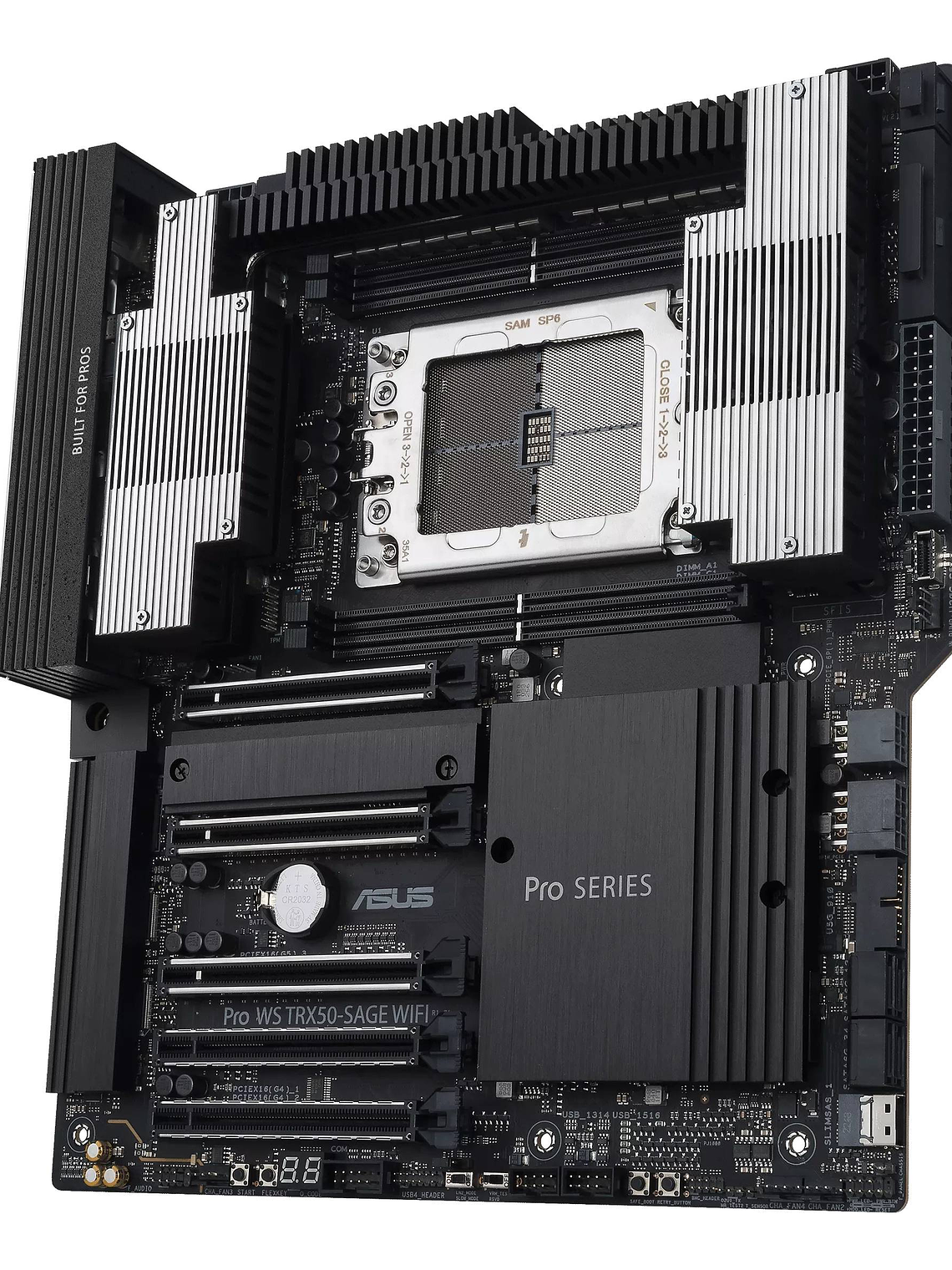 Placa Madre ASUS PRO WS TRX50-SAGE WIFI, Socket sTR5, 4X DDR5 ECC R-DIMM, PCIe 5.0, Wi-Fi 7, CEB 3