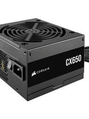 Fuente de Poder Corsair CX650, 650W, Certificación 80 PLUS Bronze