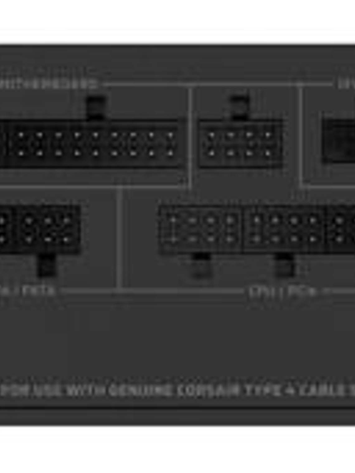 Fuente de Poder Corsair RM1000e, 1000W, Full Modular, PCIe 5.1, ATX 3.1 5