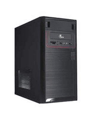 Gabinete Xtech XTQ-100, Micro-ATX, Color Negro, C/Fuente 600W