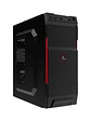 Gabinete Gamer Xtech XTQ-214, Con Fuente de Alimentación 600W PS, ATX, Color Negro y Rojo - Miniatura 2