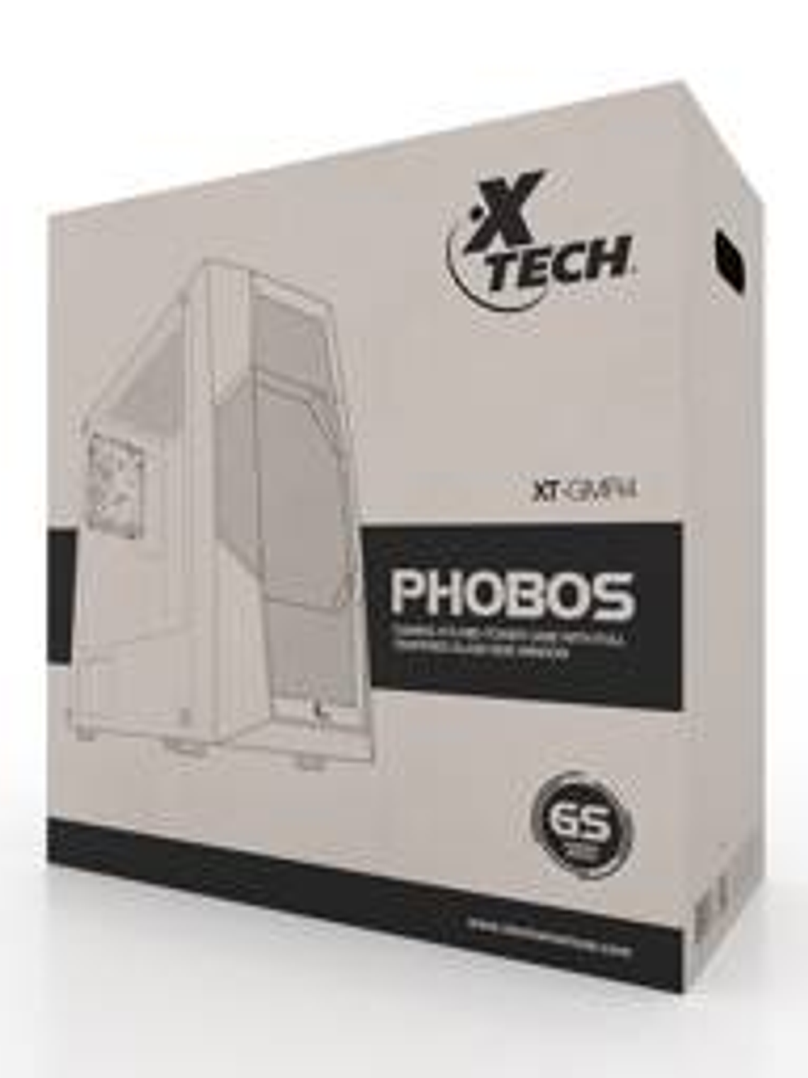 Gabinete Gamer Xtech PHOBOS XT-GMR4, Vidrio Templado, Color Negro 1
