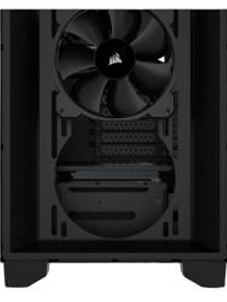 Gabinete Corsair Airflow 3000D, Vidrio Templado, 2 x ventiladores SP120, VGA hasta 360mm, Negro, ATX 3