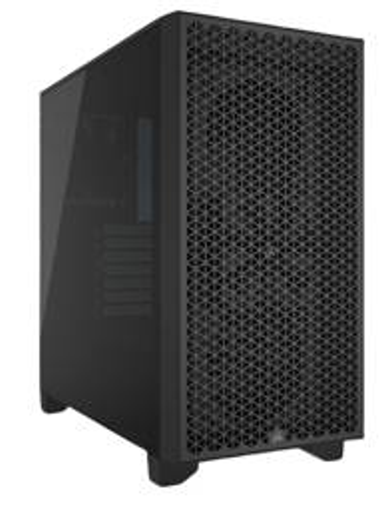 Gabinete Corsair Airflow 3000D, Vidrio Templado, 2 x ventiladores SP120, VGA hasta 360mm, Negro, ATX 5