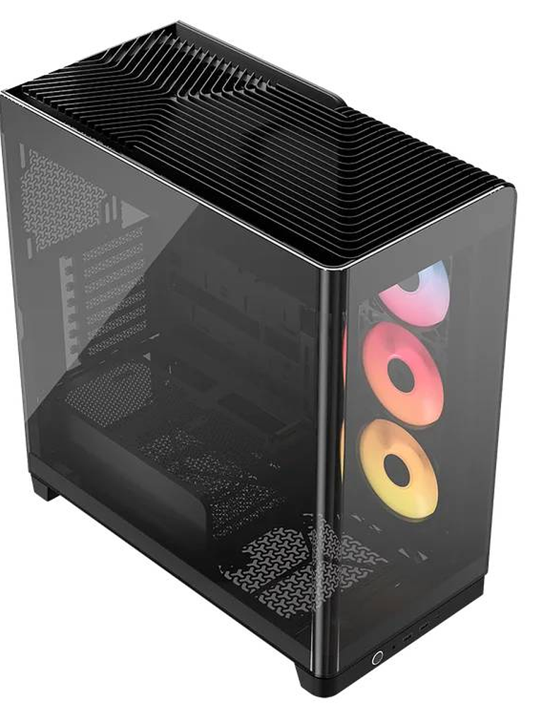 Gabinete Gamer CORSAIR FRAME 4500X RS-R ARGB Mid Tower Cristal Panorámico Negro 3