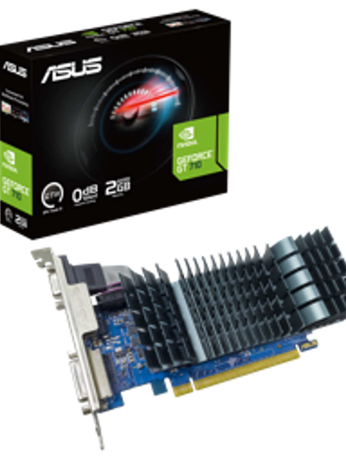 Tarjeta de Video ASUS GeForce GT 710 EVO, 2GB GDDR5, 64-bit, PCI-e 2.0 1