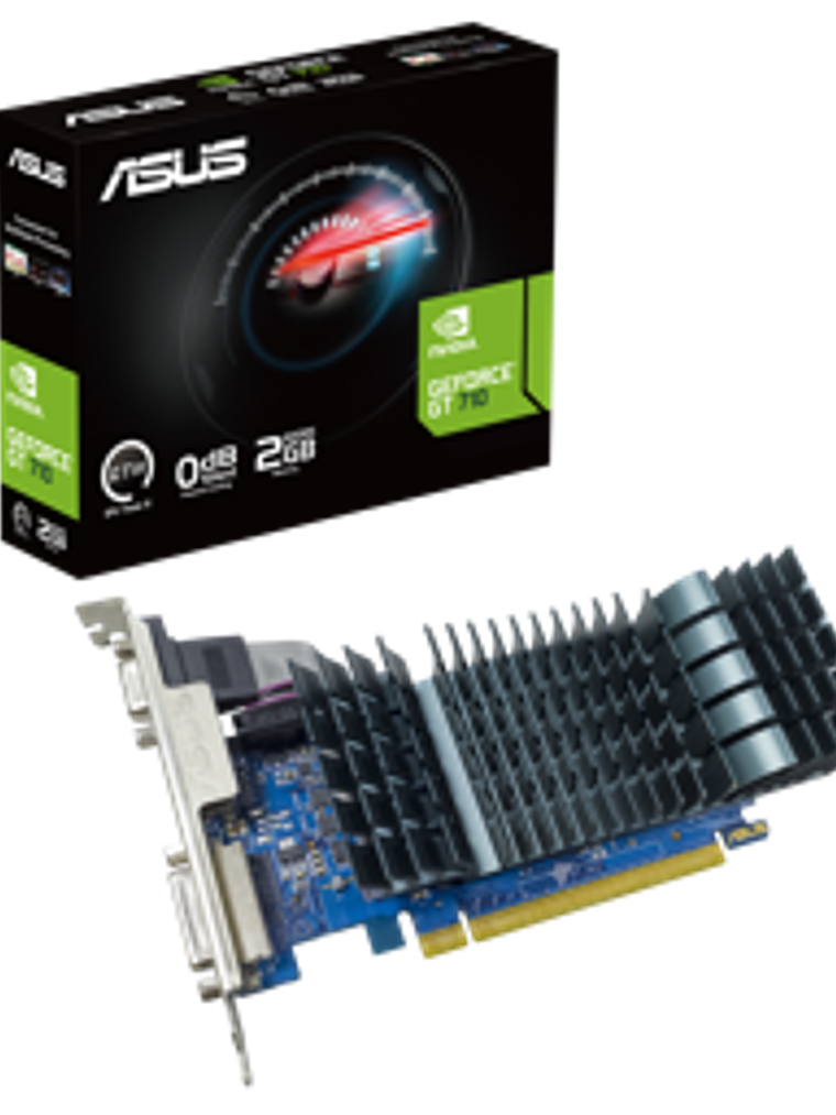 Tarjeta de Video ASUS GeForce GT 710 EVO, 2GB GDDR5, 64-bit, PCI-e 2.0 1