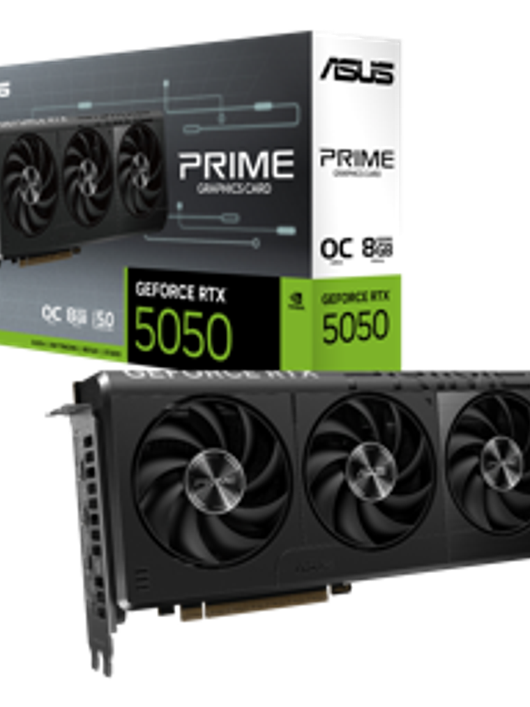 Tarjeta de Video ASUS PRIME NVIDIA GeForce RTX 5050 OC, 8GB GDDR6, 128-bit, PCI-e 5.0 6