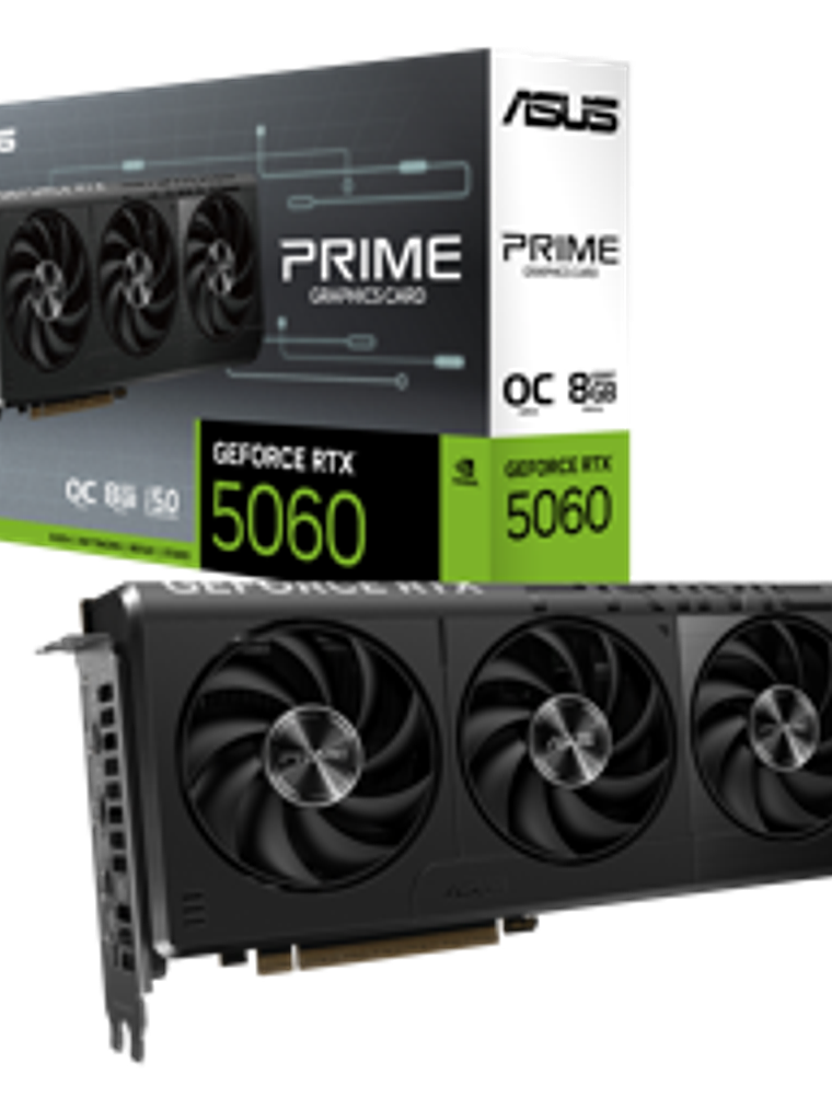 Tarjeta de Video ASUS PRIME NVIDIA GeForce RTX 5060 OC, 8GB GDDR7, 128-bit, PCI-e 5.0 4