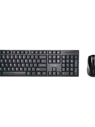 Teclado y ratón Kensington Pro Fit K75235 - USB Inalámbrico RF - USB Inalámbrico RF - Óptico - 1200 dpi - Simétrico - Compatible con Computadora de escritorio