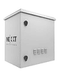 Gabinete exterior Nexxt NPC-O9U66P 9U 600x600mm para poste en acero SPCC gris claro - Miniatura 2
