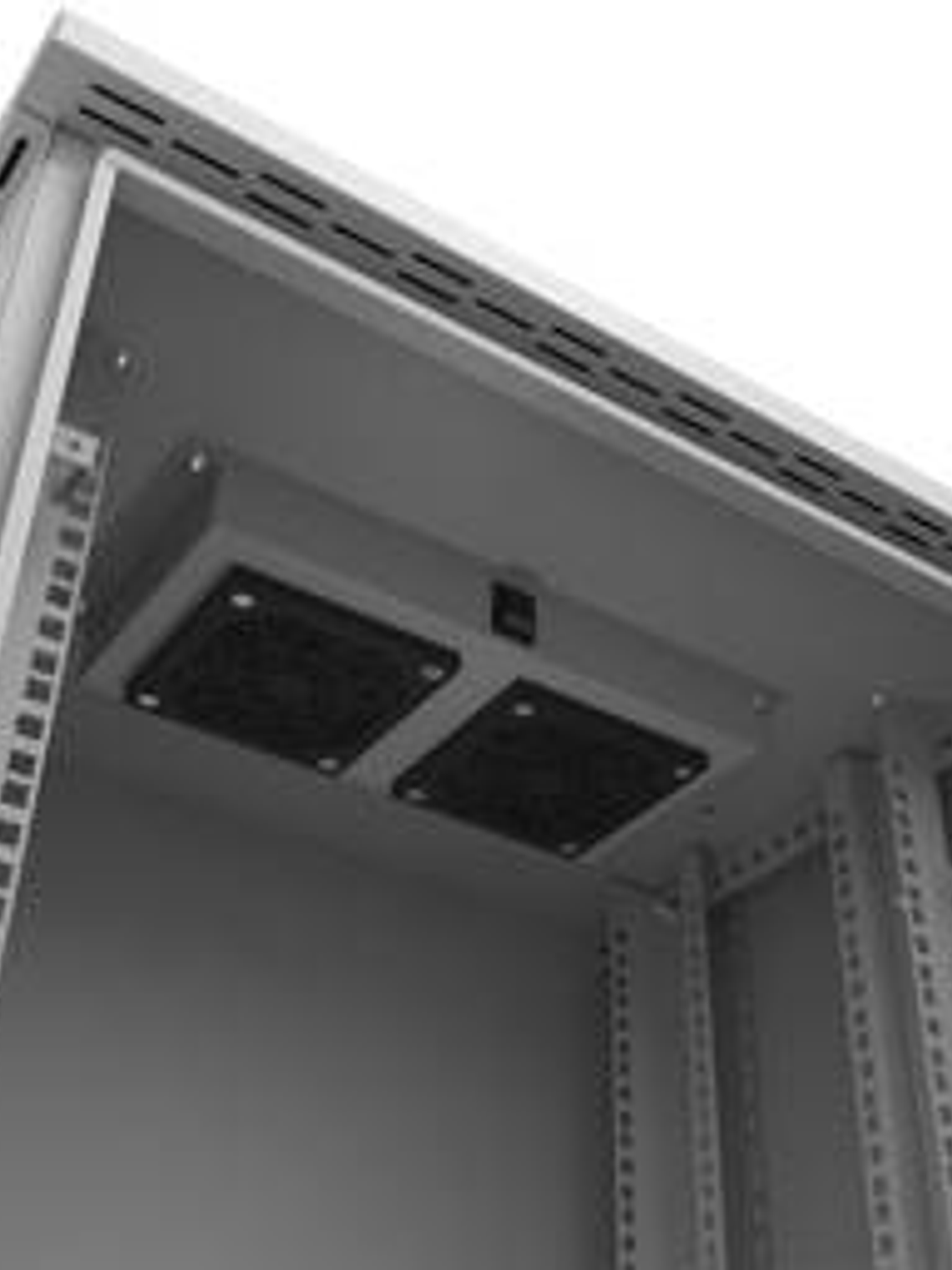 Gabinete exterior Nexxt NPC-O9U66P 9U 600x600mm para poste en acero SPCC gris claro 4