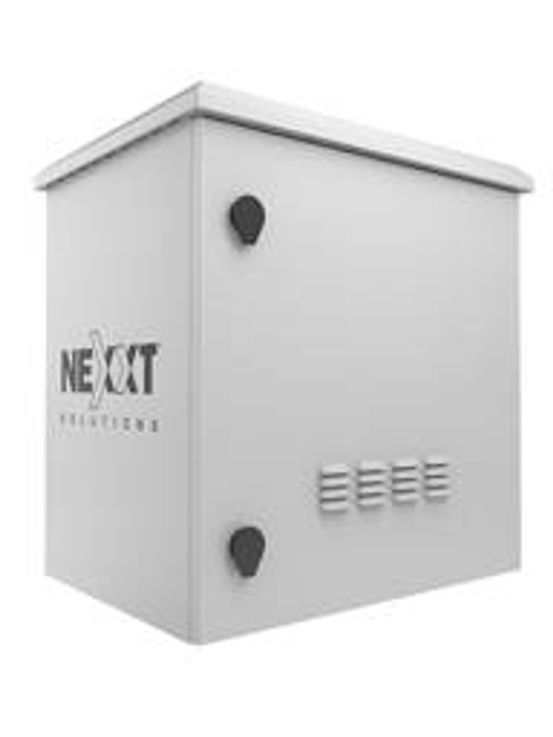 Gabinete exterior Nexxt NPC-O15U66P 15U 600x600mm para poste en acero SPCC gris claro 5