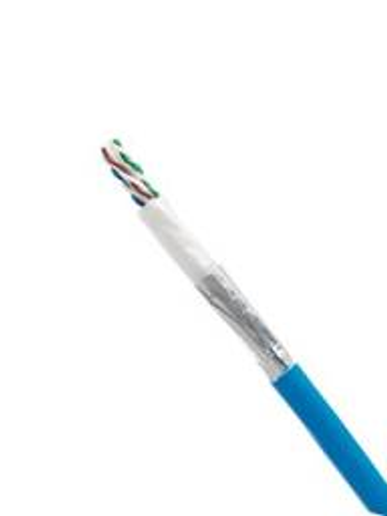 Cable U/UTP LSZH Categoria 6 4 Pares 23 AWG AZUL  1