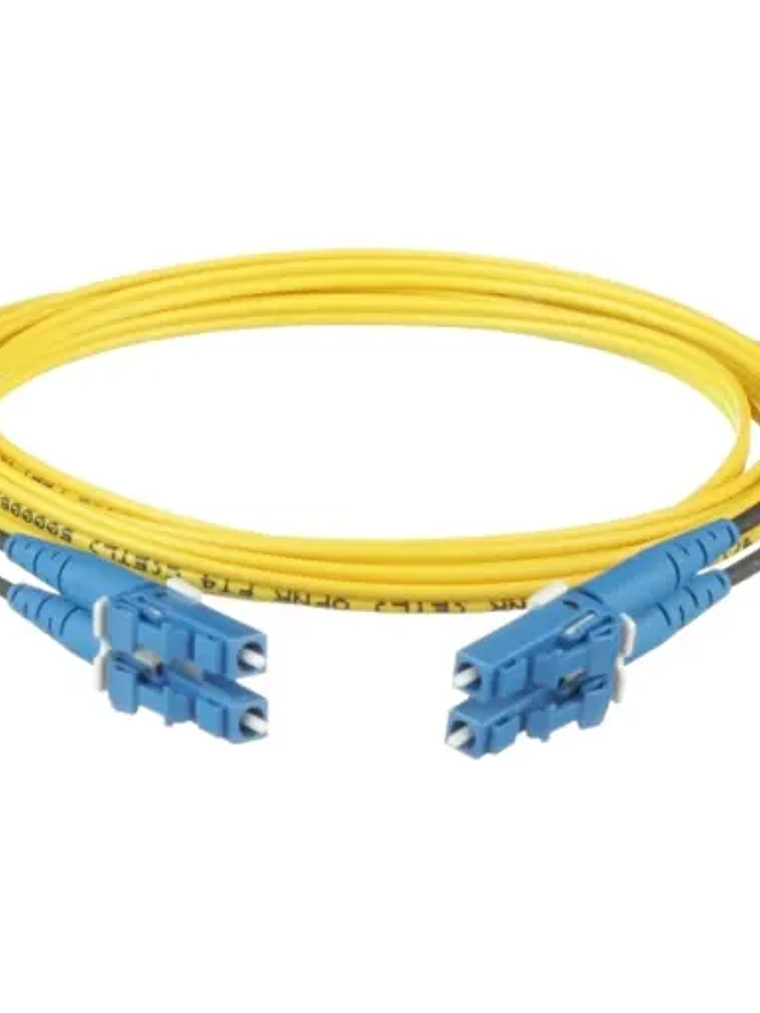 Cable de Fibra Óptica Panduit, Duplex LC de fibra OS1/OS2 1.6mm 2mts Amarillo 1