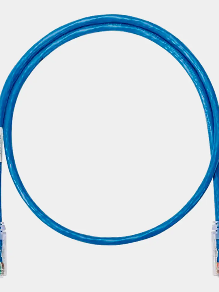 Patch Cord CAT 6A Netkey Panduit UTP LSZH Azul 26 AWG 2.1 m 1