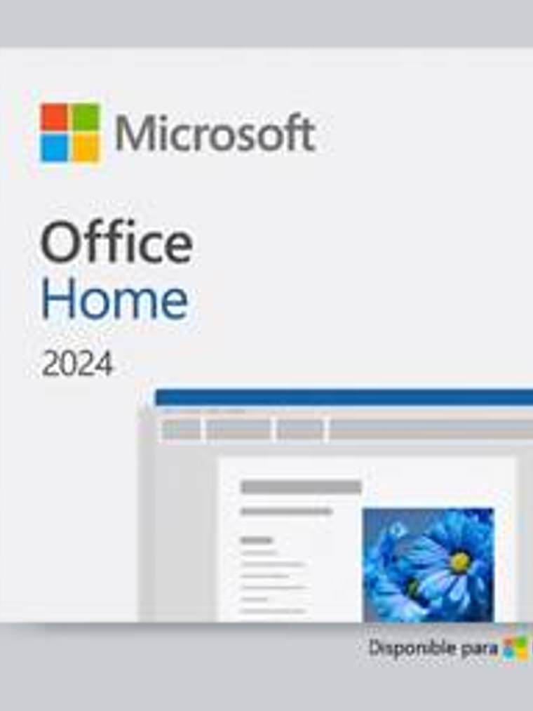 Microsoft Office Home 2024, Licencia 1 PC, Windows, Producto Digital Descargable ESD 2
