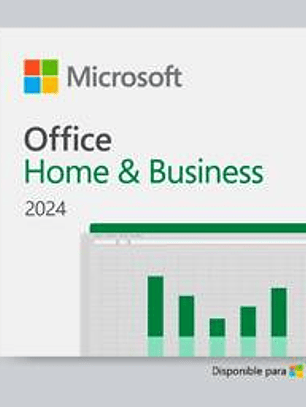 Microsoft Office Home & Business 2024, Licencia 1 PC, Windows/Mac, Producto Digital Descargable ESD