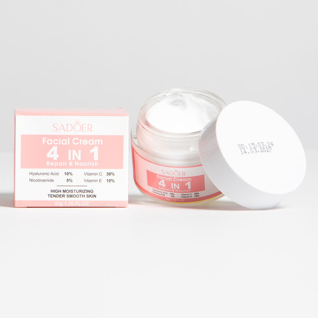 Crema facial 4en1 con niacinamida y retinol  2