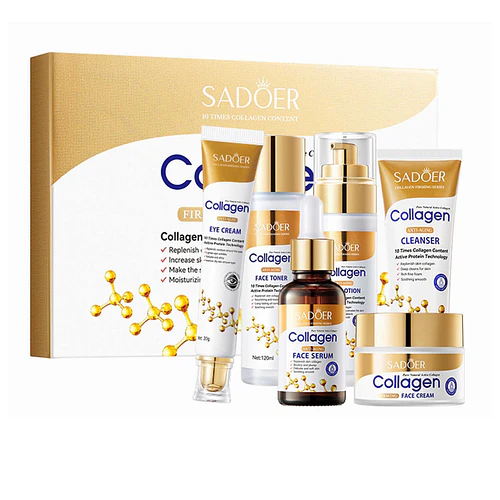 Set de Skincare Reafirmante Kiss Beauty con Colágeno 6PCS - kiss beauty | Chuy's Beautys