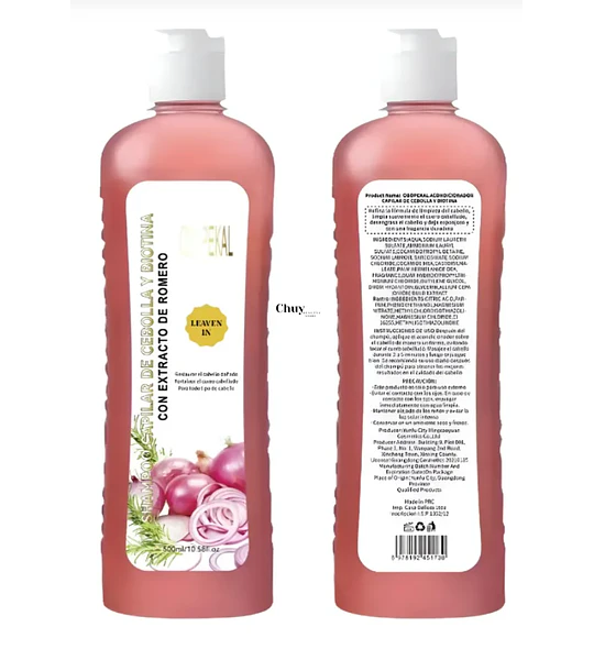 Shampoo Cebolla y Biotina MaxCare 500ml
