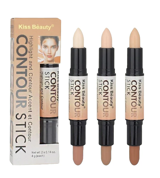 Contorno en Crema Barra Difuminado Preciso KISS BEAUTY