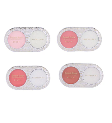Duo Rubor e Iluminador Satin-Matte Romantic Beauty - ROMANTIC BEAUTY | Chuy's Beautys Store
