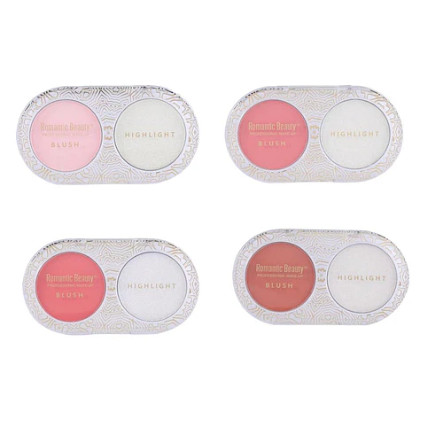 Duo Rubor e Iluminador Satin-Matte Romantic Beauty - ROMANTIC BEAUTY | Chuy's Beautys