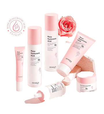 Set de Extracto de Rosas Ácido Hialurónico BIOAQUA COREANA - BIOAQUA COREANA | Chuy's Beautys Store