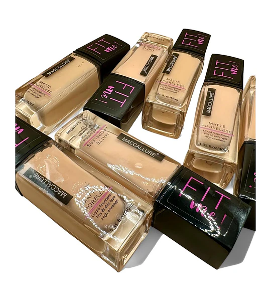 Base de Maquillaje Poreless FIT ME - Cuatro Tonos Neutros