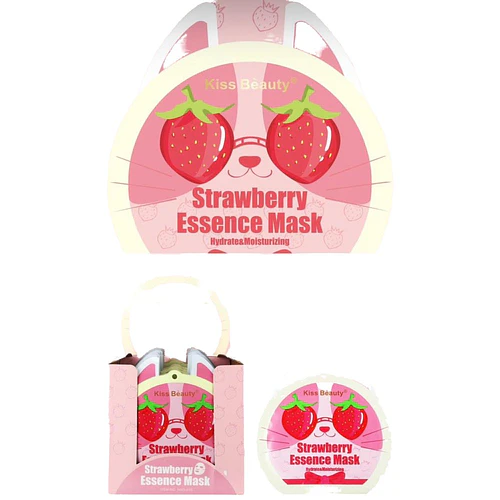 Mascarilla Facial Hidratante Frutilla KISS BEAUTY - KISS BEAUTY | Chuy's Beautys
