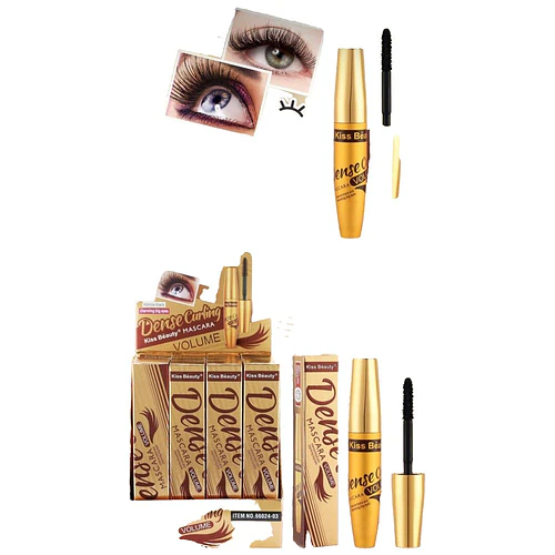 Máscara de Pestañas Rizado KISS BEAUTY Dense Curling - KISS BEAUTY | Chuy's Beautys