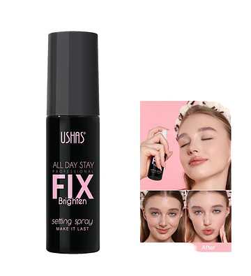 Fijador de Maquillaje Spray Duradero USHAS - USHAS | Chuy's Beautys Store
