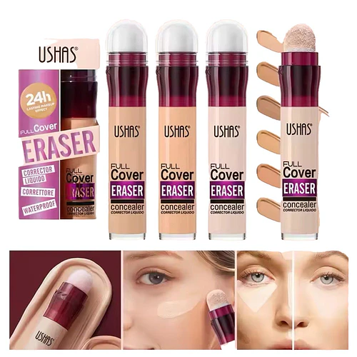 Corrector Full Cover 24h Resistente al Agua USHAS - USHAS | Chuy's Beautys