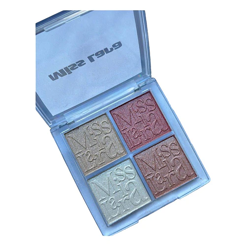 Paleta Iluminador Cuatro Tonos Miss Lara - MISS LARA | Chuy's Beautys