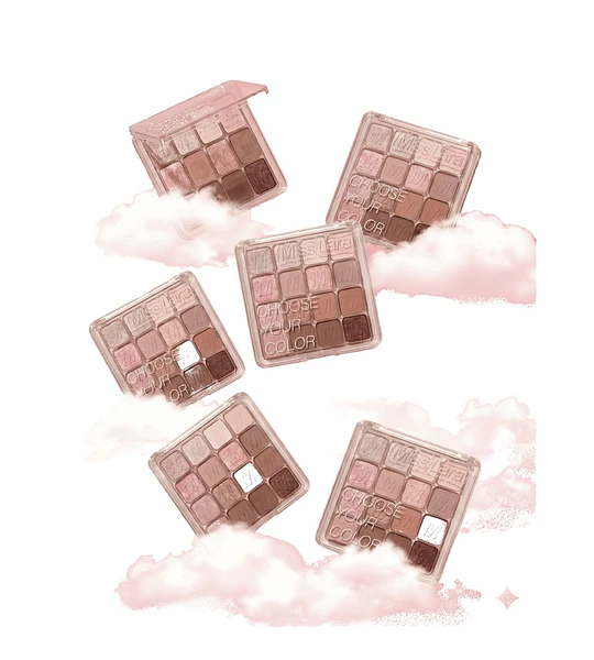 Paleta de Sombras Rosa Café Miss Lara