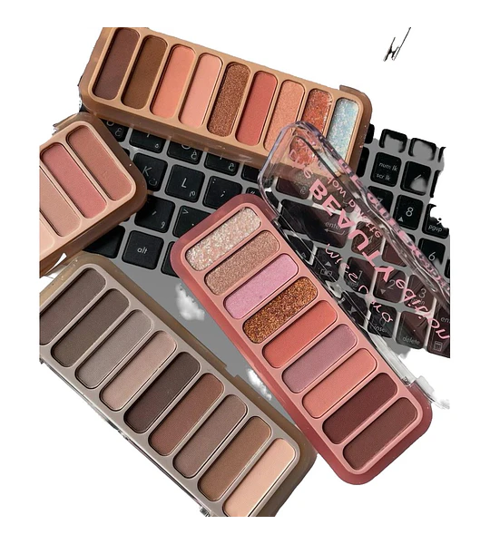 Paleta de Sombras Café Rosa Pastel MISS LARA