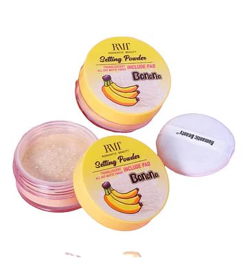 Polvo Sellante Banana Larga Duración Romantic Beauty - ROMANTIC BEAUTY | Chuy's Beautys Store