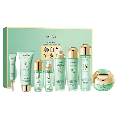 Set de Skincare Ocho Pasos Sadoer con Niacinamida - Sadoer | Chuy's Beautys