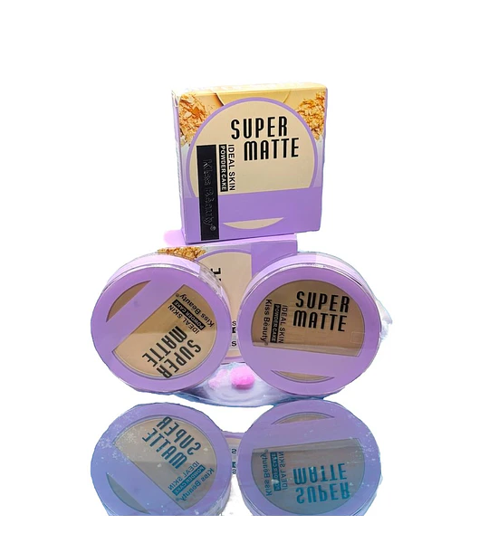 Polvo Compacto Larga Duración KISS BEAUTY