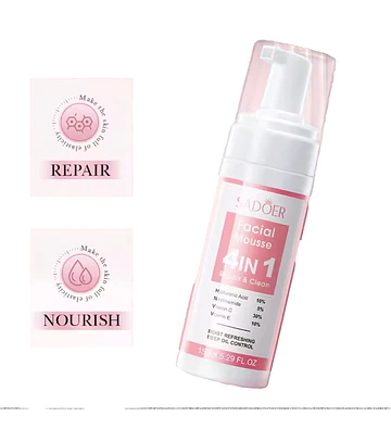Limpiador Facial Espuma 4 en 1 SADOER Skincare Coreano - SADOER SKINCARE COREANO | Chuy's Beautys Store