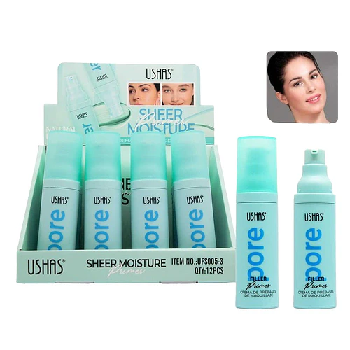 Primer Pore Filler Suavizante USHAS para Minimizar Poros - USHAS | Chuy's Beautys