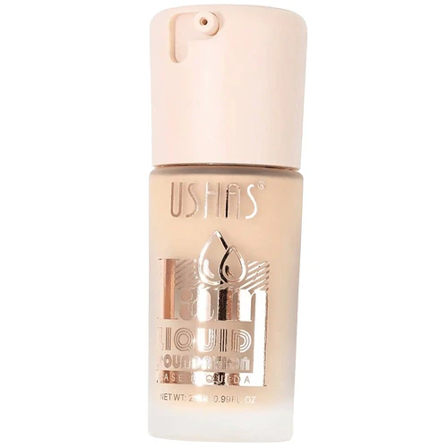 Base líquida cobertura natural USHAS 28 ml - USHAS | Chuy's Beautys