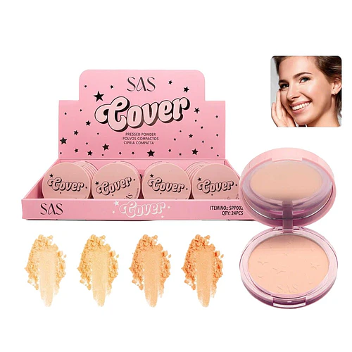 Polvo Compacto Suave Acabado Mate SAS COSMETICS - SAS COSMETICS | Chuy's Beautys