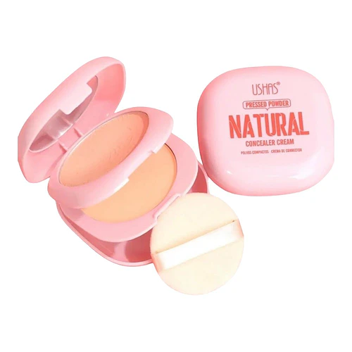 Polvo Compacto Doble USHAS Alta Cobertura y Acabado Mate - USHAS | Chuy's Beautys